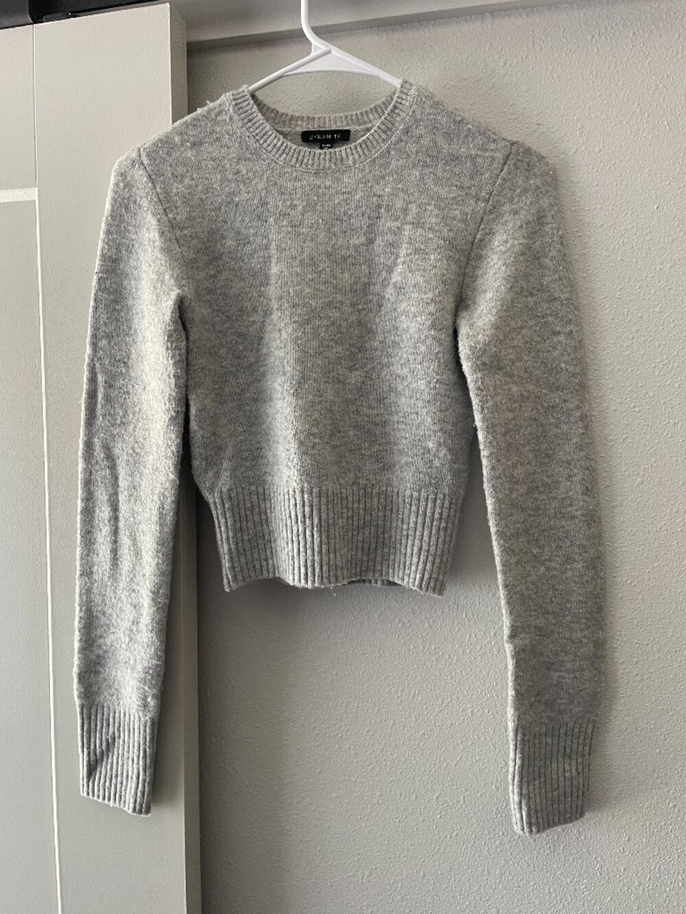Dynamite Grey Crew Neck Sweater